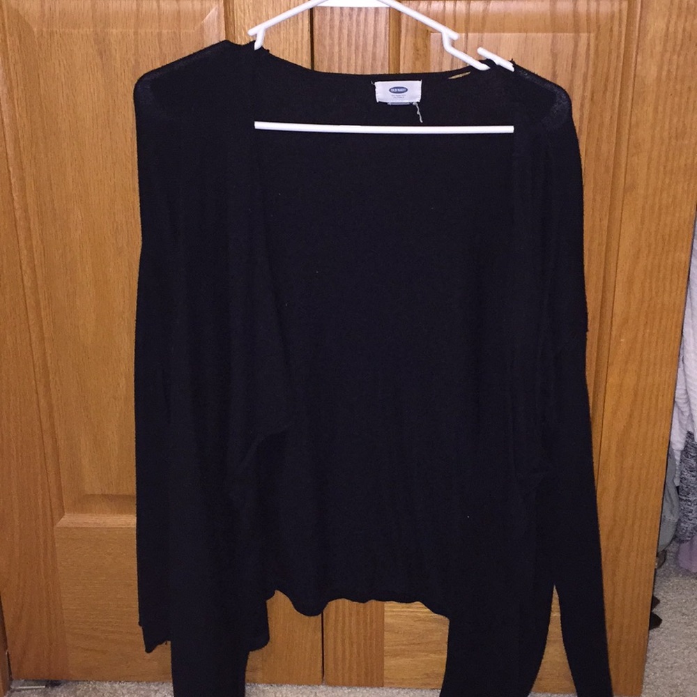 Black and grey cardigans
